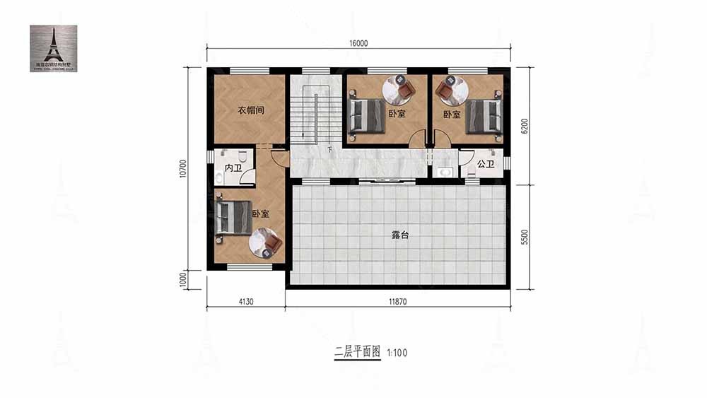 二层轻钢别墅图6