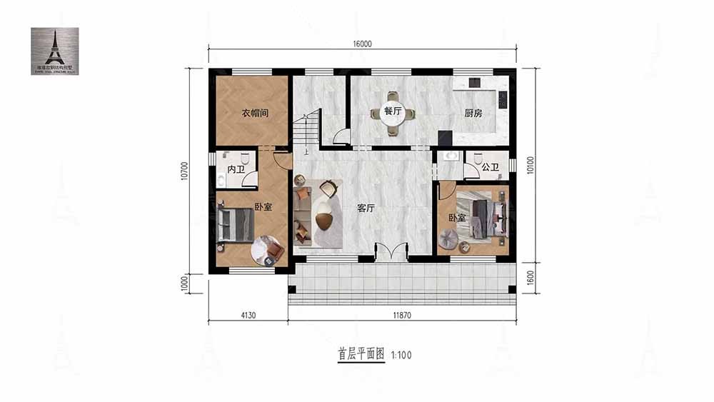 二层轻钢别墅图4