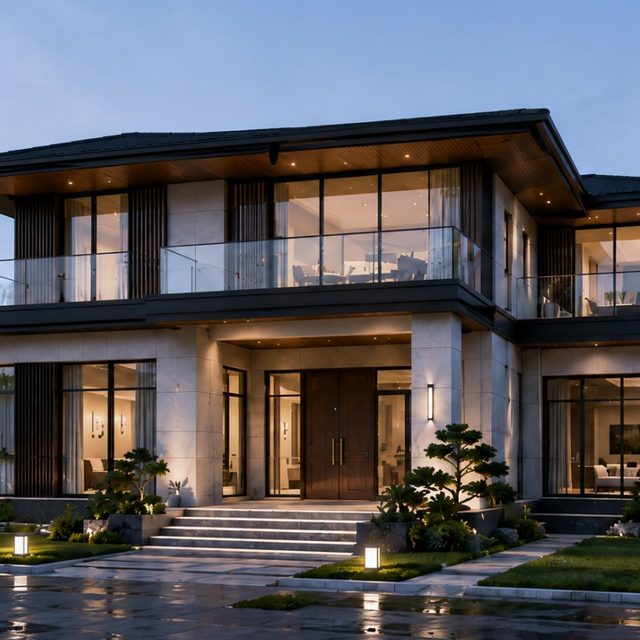 农村建房别死磕砖混！埃菲尔轻钢别墅新式建房，省时省心更省钱