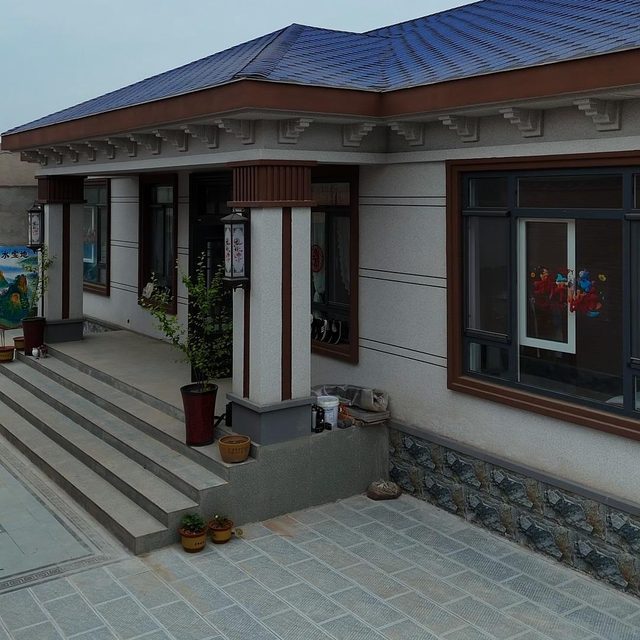 石家庄元氏南因轻钢别墅项目实景