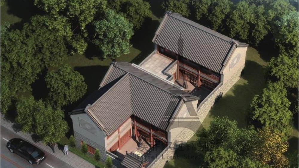 轻钢别墅效果图·美丽乡村：立面比例怎么看